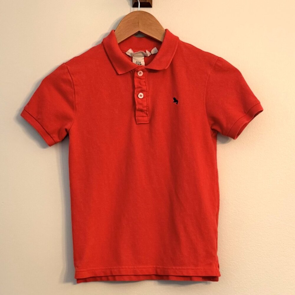 H&M Red Short Sleeve Polo